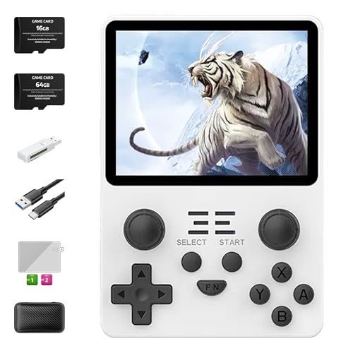 Yellow 3.5" IPS Screen Handheld Game Console K126
