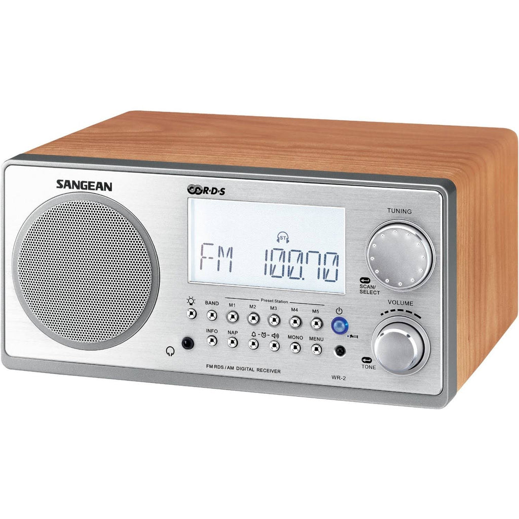 Walnut Wooden Cabinet Table Top Digital Tuning Receiver J10500