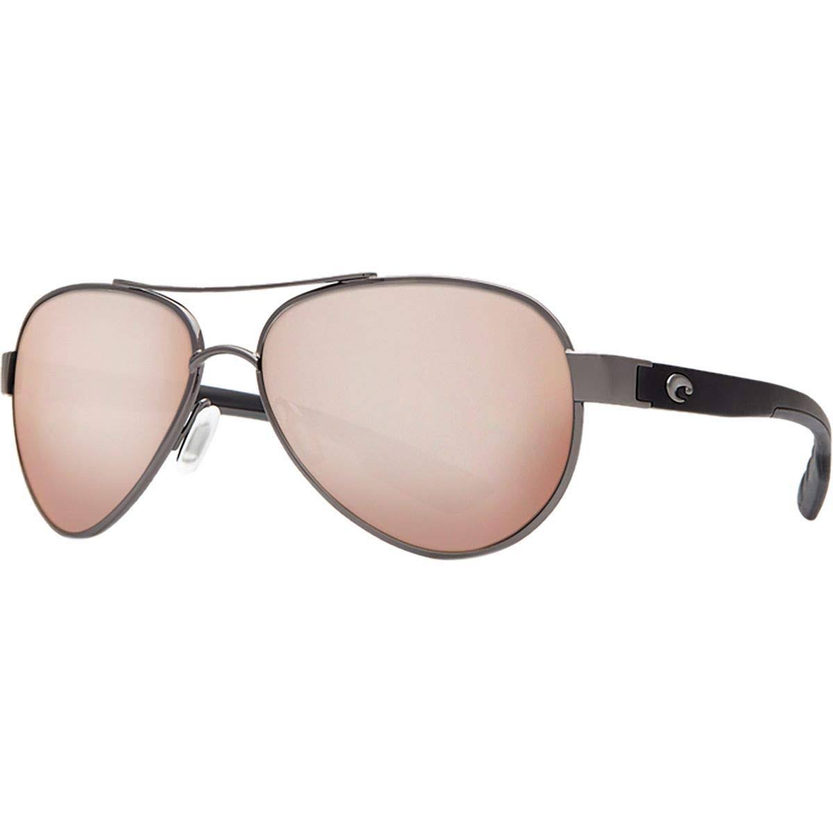 Gunmetal Square Sunglasses Copper Lens S150