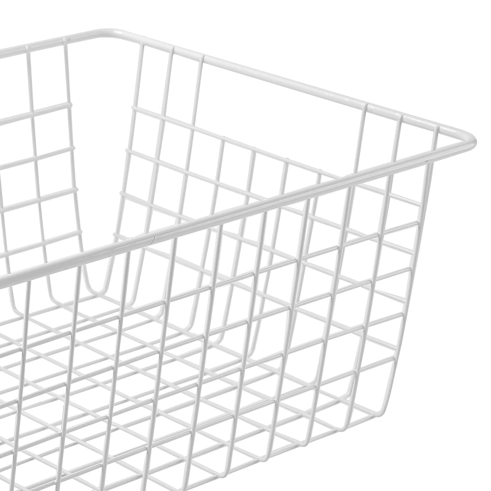 White Wire Storage Bins Set of 4 P5812