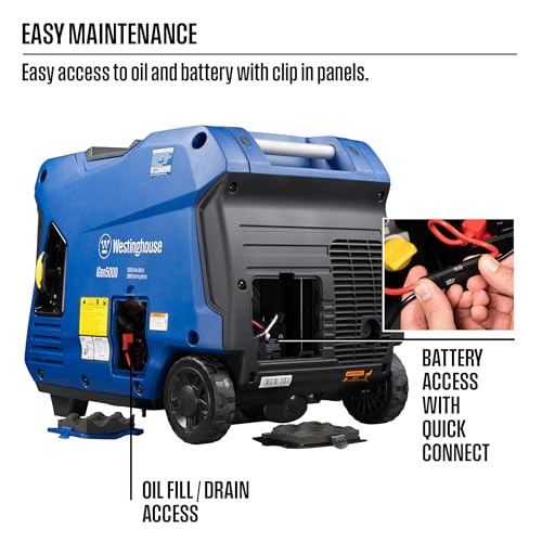 5000 Peak Watt Dual Fuel Portable Inverter Generator G97213