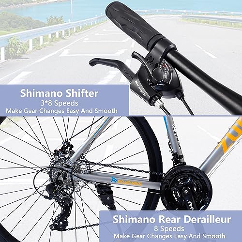 700C Aluminum Alloy Frame Road Bike V2590