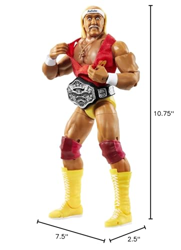 WWE Ultimate Edition Action Figure & Accessories Set, 6-inch Collectible with 30 Articulation Points, Swappable Pieces & Entrance Gear A15864