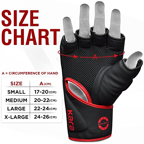 Pre-Curved Maya Hide Leather MMA Gloves X118