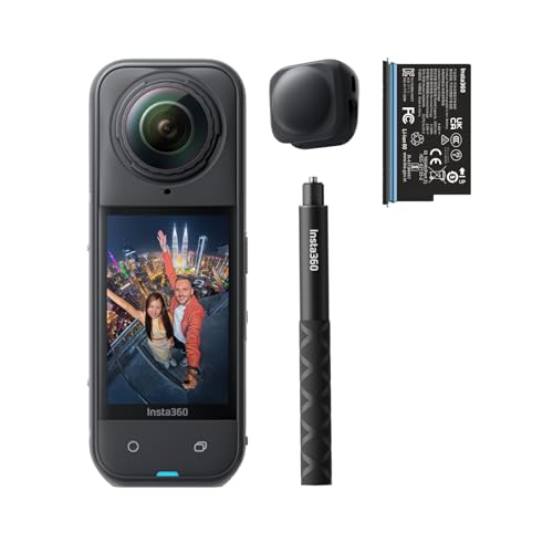 Waterproof 8K 360° Action Camera with Replaceable Lens L242