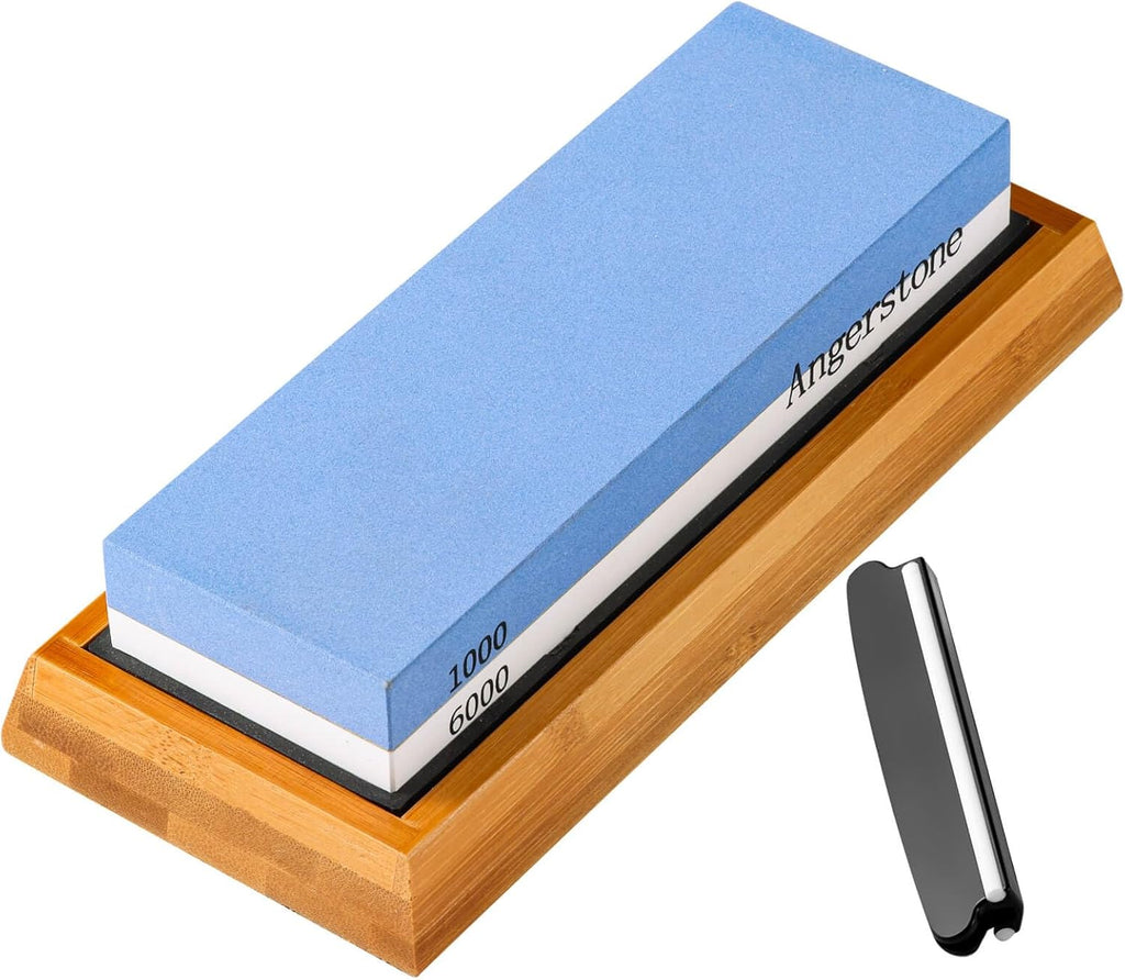 1000/6000 Grit Whetstone with Slip-Resistant Silicone Base V24694