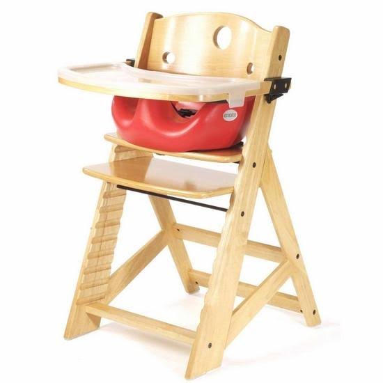Height Right High Chair Espresso with Infant Insert and Tray N17281