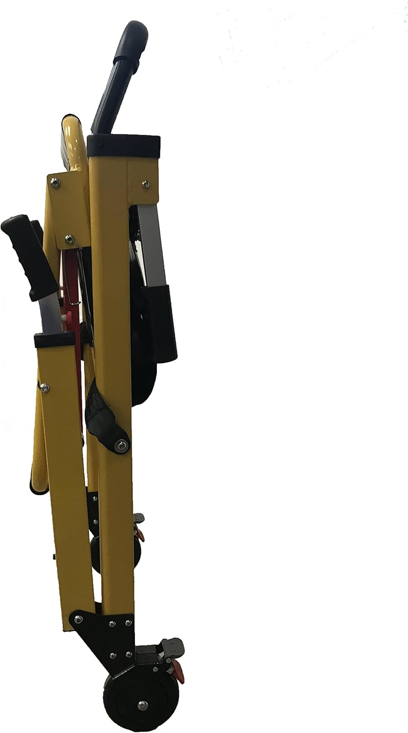 Yellow 2-Wheel Folding Stair Chair P19405