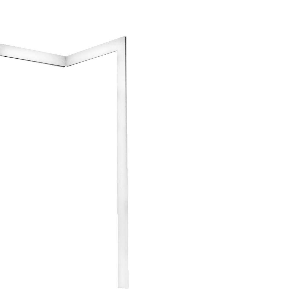 White Solid Surface Shower Wall Trim Kit and Corner Molding K9070