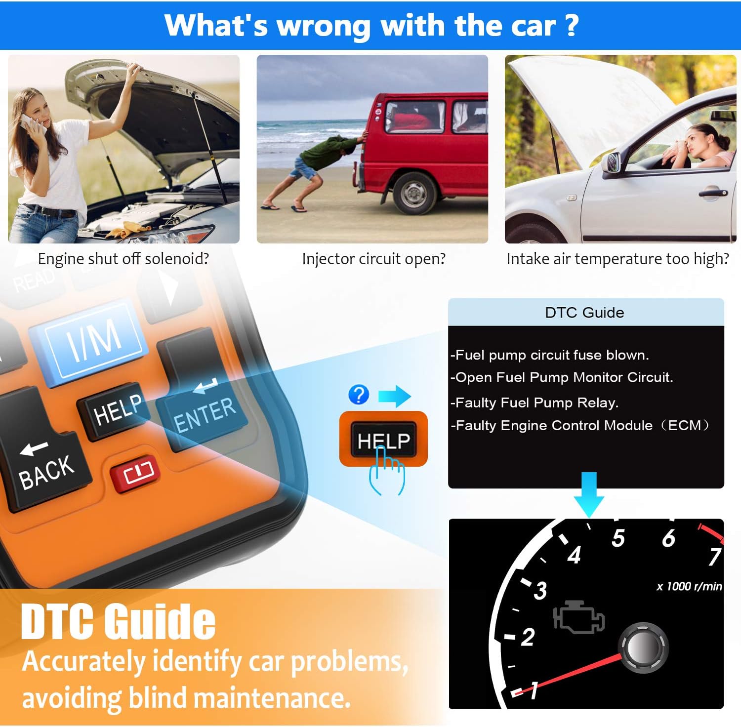 OBD2 Scanner Diagnostic Code Reader Tool R377105