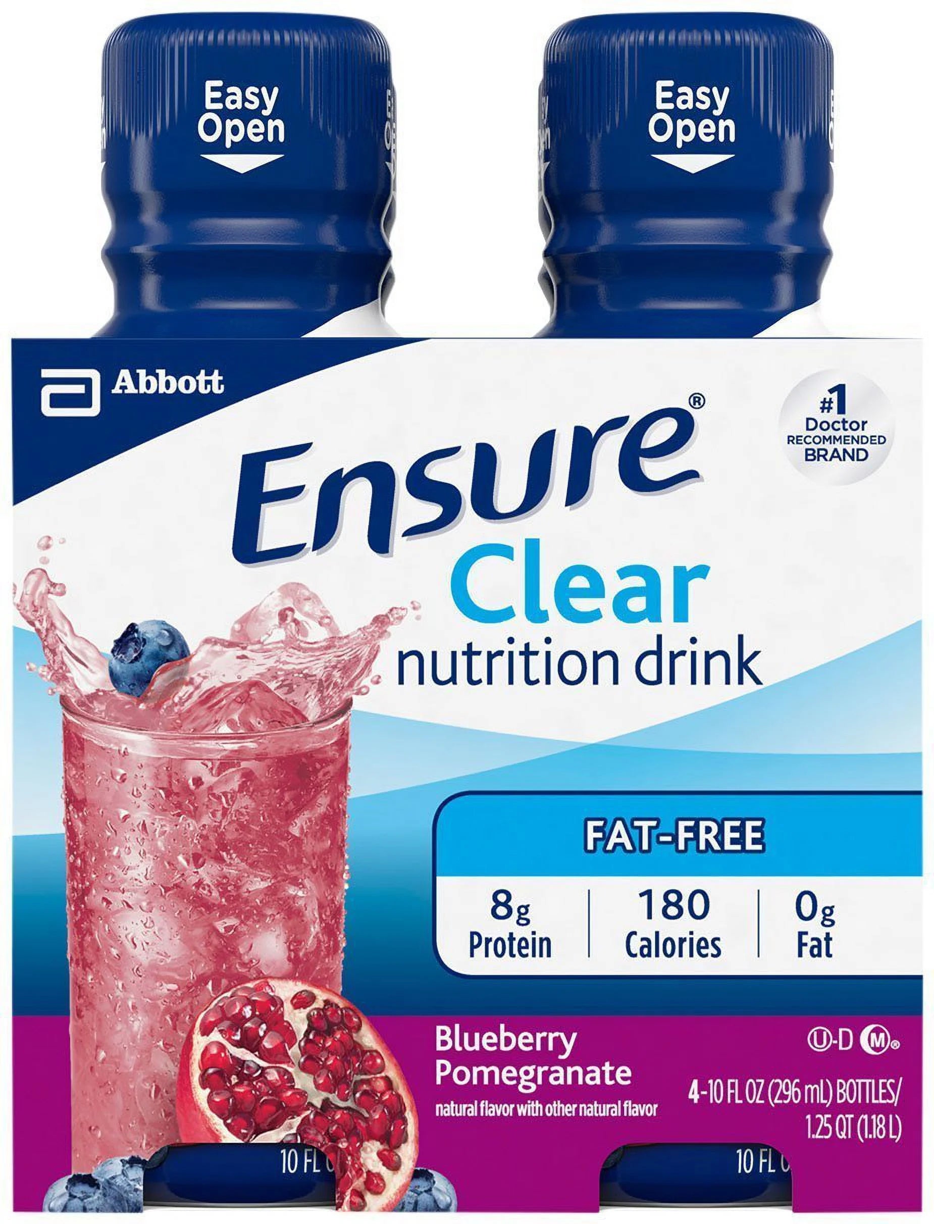 Blueberry Pomegranate 10 oz 4 pk Nutrition Drink Bottles K87323