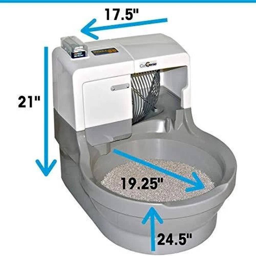 Self Washing Flushing Cat Box S228
