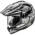 Black/Silver Frost Dual Sport Motorcycle Helmet P686636