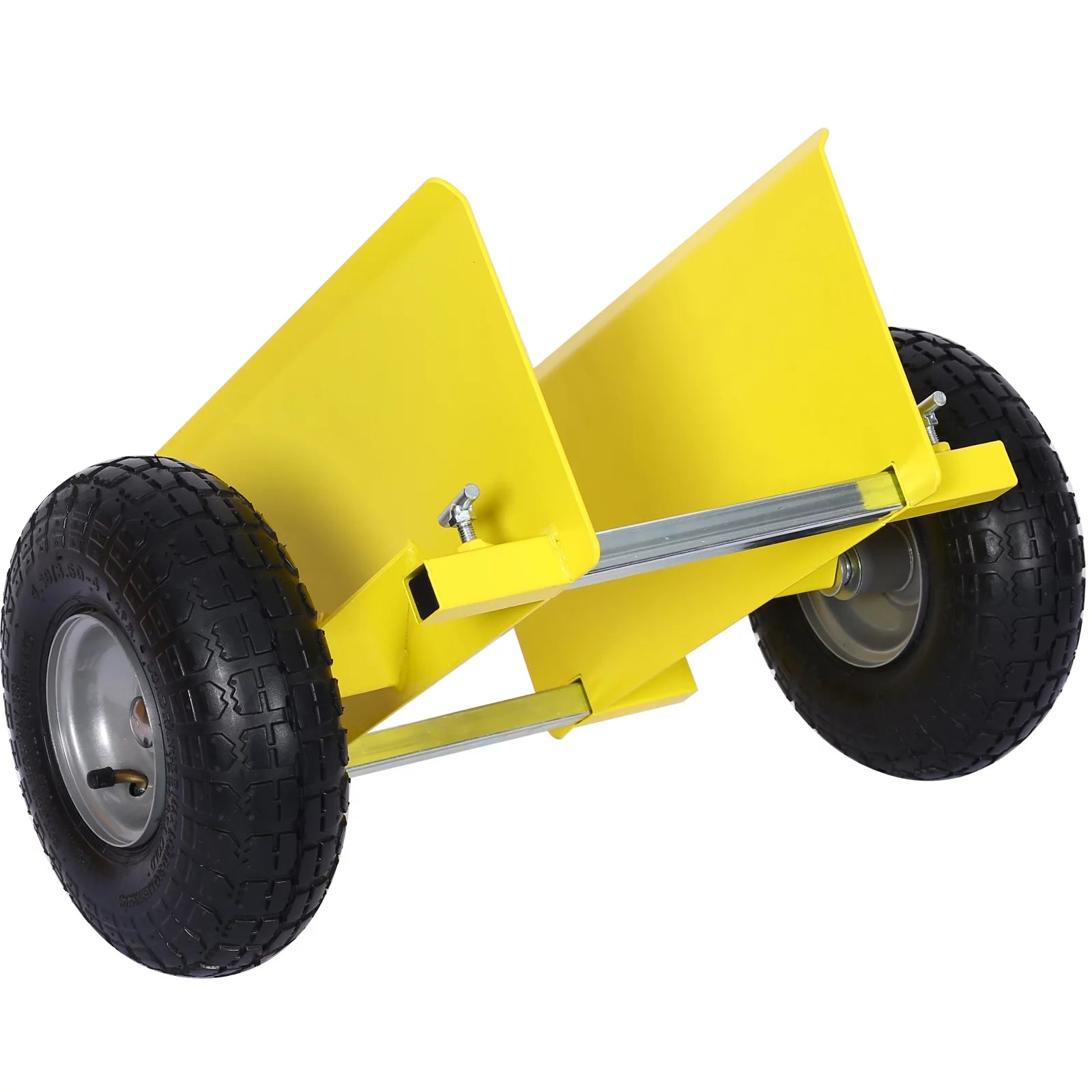 Yellow Heavy Duty Panel Dolly with 10" Pneumatic Wheels P9827
