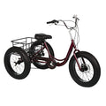 20 Inch 7 Speed Fat Tire Adult Tricycle with Shopping Basket X451
