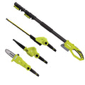 Cordless Lawn Care System with Hedge Trimmer Pole Saw and Leaf Blower V460589