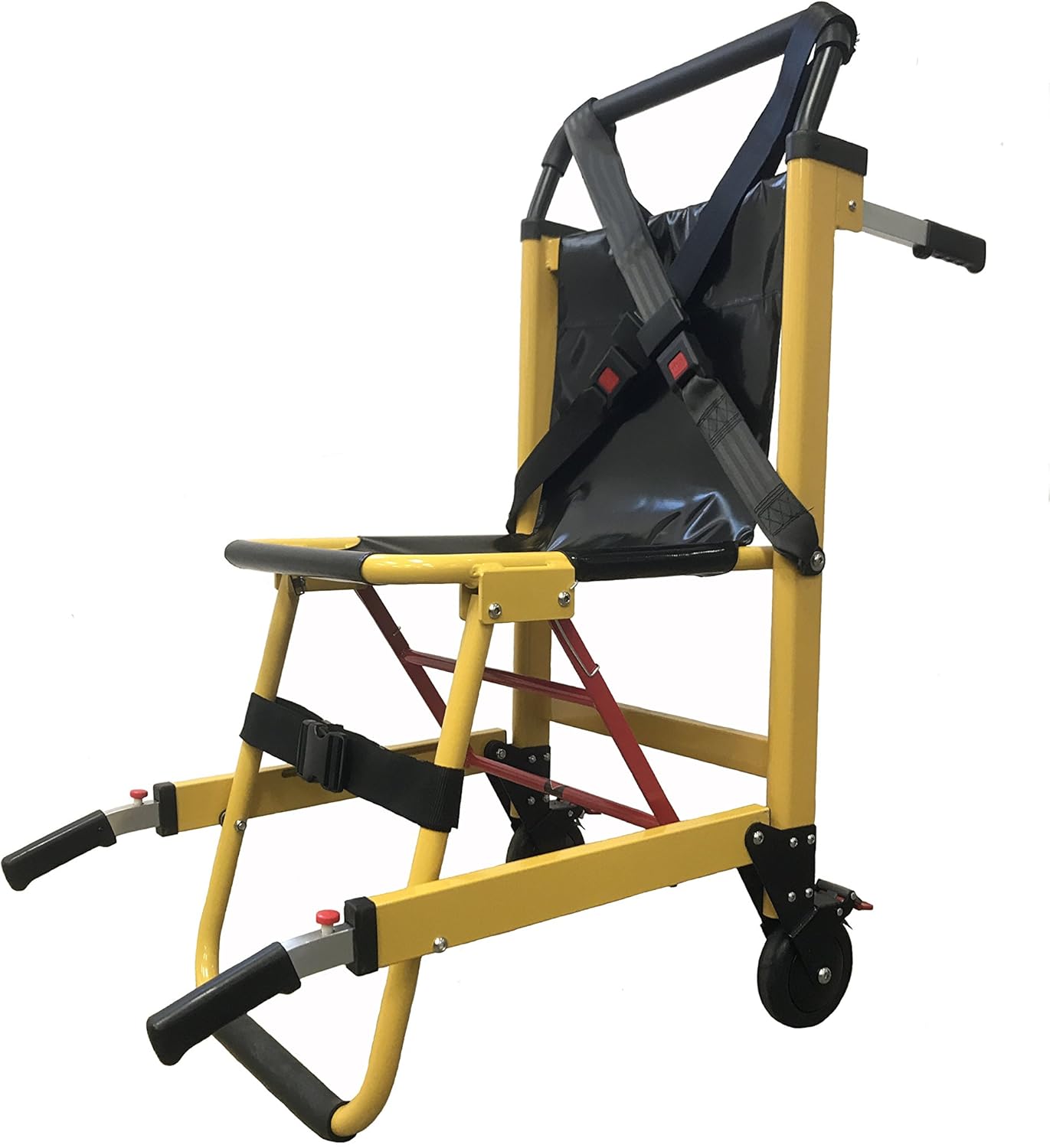 Yellow 2-Wheel Folding Stair Chair P19405