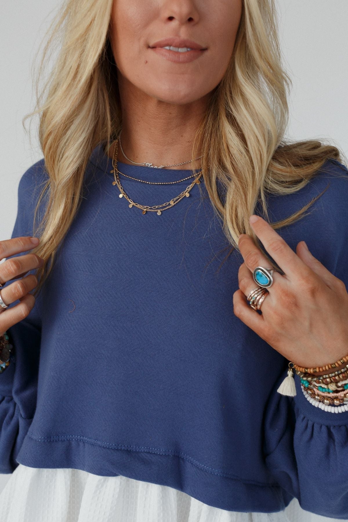 Gilded Glow Layered Necklace - Gold
