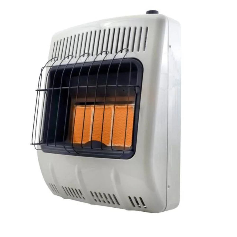 20000 BTU Vent-Free Radiant Natural Gas Heater with Thermostat and Blower B4667