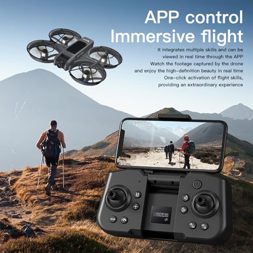FPV Drone With VR Glasses Brushless Motor LED Lights RC Quadcopter Altitude Hold Obstacle Avoidance R911482