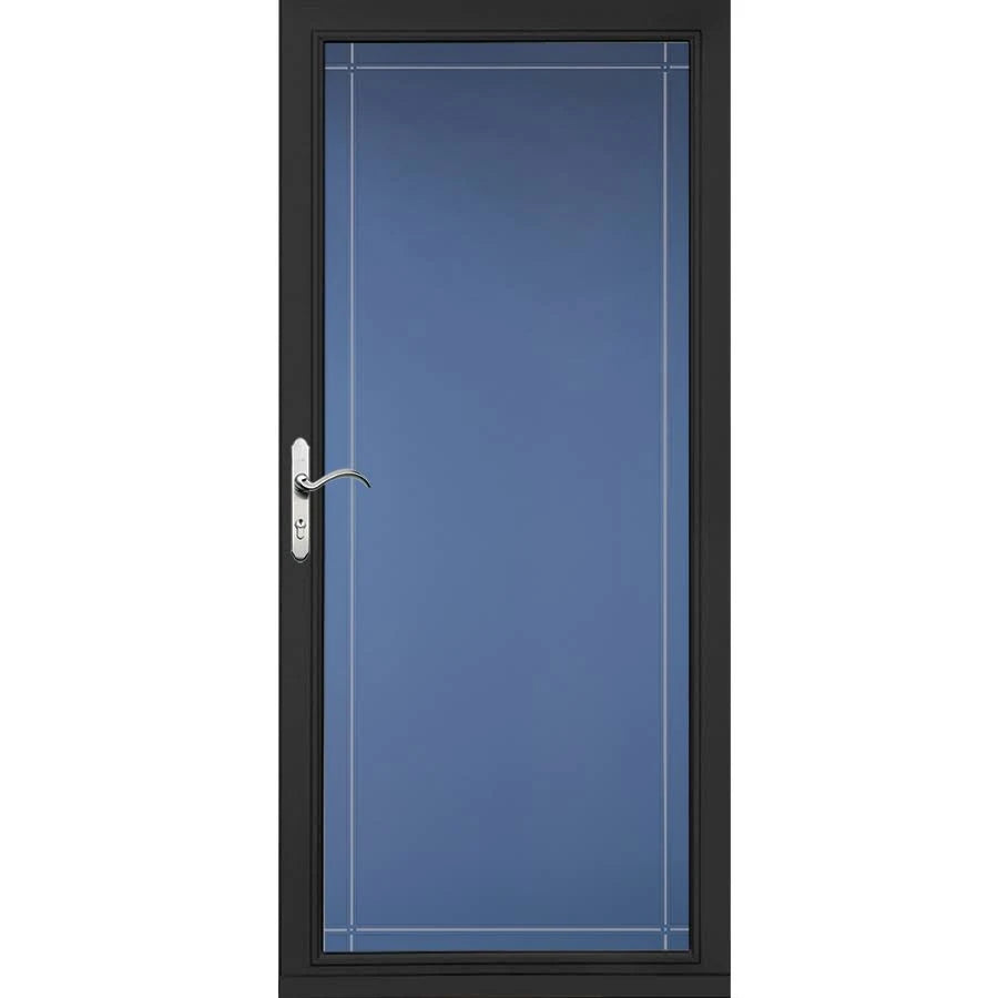 Black Full-view Aluminum Storm Door D64602