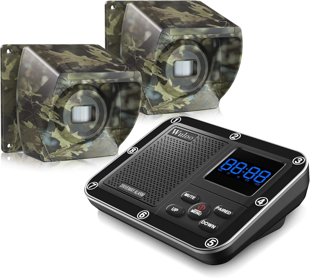 1800 Ft Wireless Outdoor Motion Sensor Driveway Alert System G507