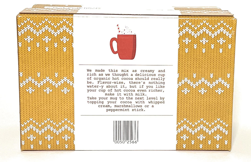 Organic Hot Cocoa Mix 10 Oz Box - 10 Envelopes per Box (Pack of 2) Y212