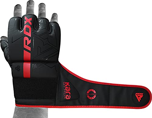 Pre-Curved Maya Hide Leather MMA Gloves X118