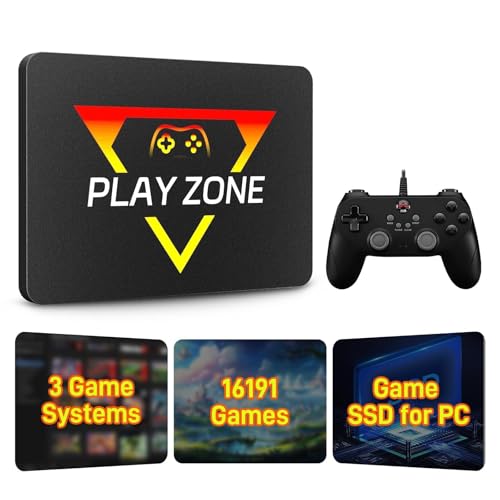 Retro Gaming Console with Built in 16191 Game, 1TB Game SSD T326