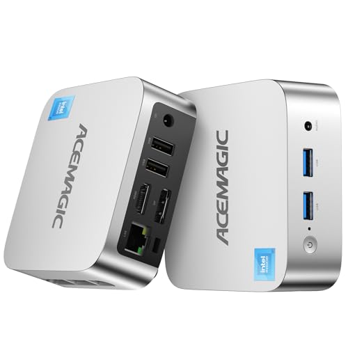 Twin Lake N150 Mini PC, 16GB DDR4 RAM 512 SSD, 4K Dual Display W5170