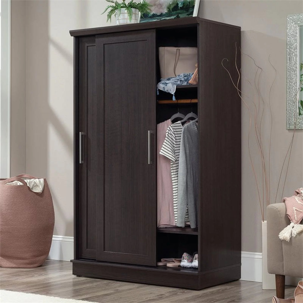 Contemporary Engineered Wood Wardrobe Armoire F8859