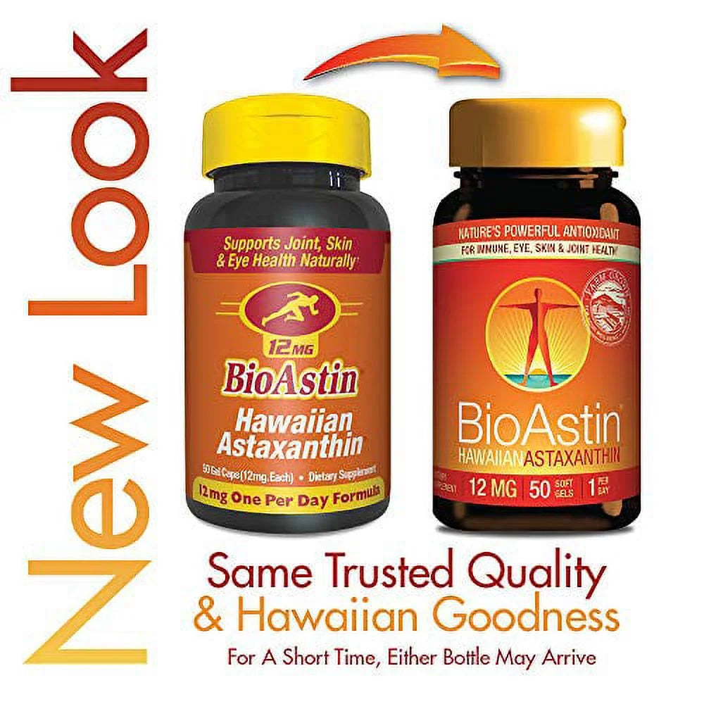 12mg 50 Count Astaxanthin Supplement H2316