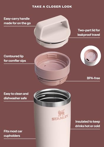 16 oz Insulated Stainless Steel Travel Mug V5071