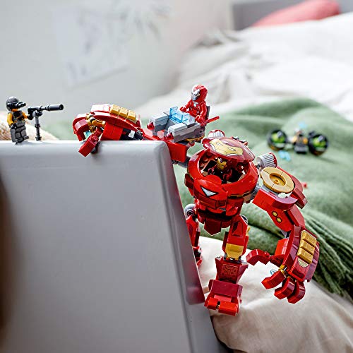LEGO Marvel Avengers Iron Man Hulkbuster Versus A.I.M. Agent 76164, Brick-Build Avengers Playset with Minifigures (456 Pieces) K422