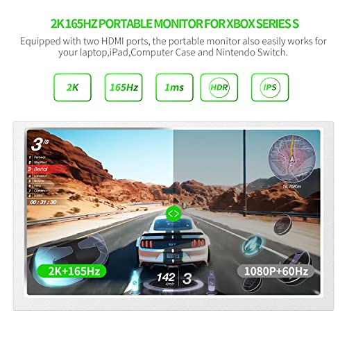 15.6" 4K IPS Portable Gaming Monitor with Two HDMI Y4839