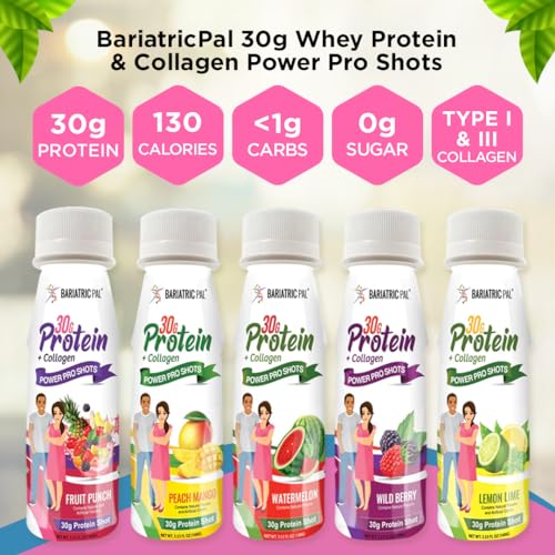 30g Whey Protein & Collagen Pro Shots - Wild Berry (24 Bottles) S557