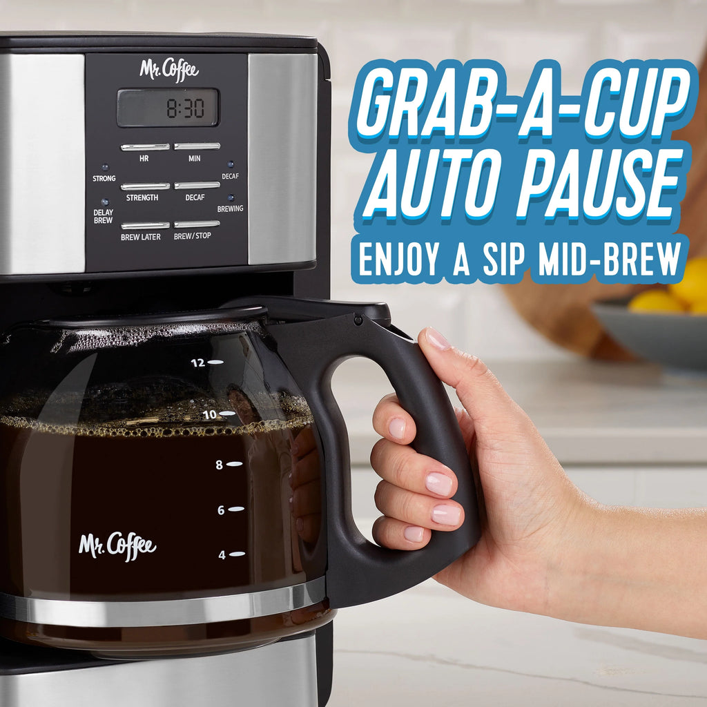 12 Cup Coffee Maker with Decaf Function X744