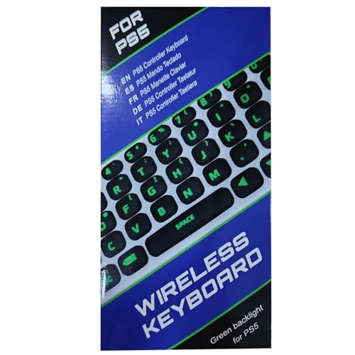 Black Wireless Bluetooth Mini PS5 Game Keyboard with RGB Backlight W894033