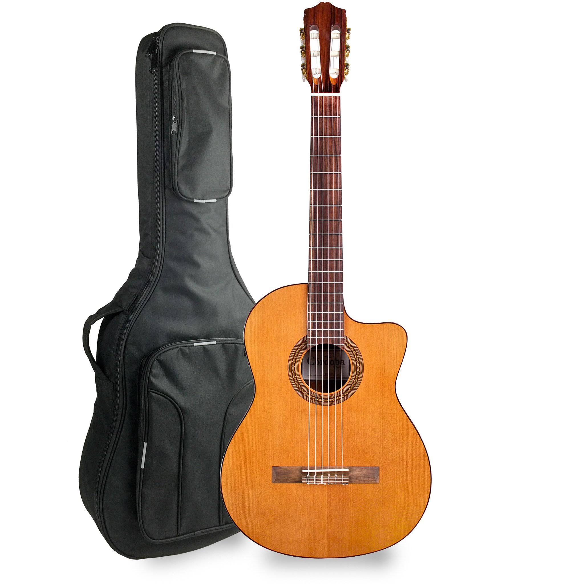 Natural Cutaway Classical Acoustic Electric Guitar A56691