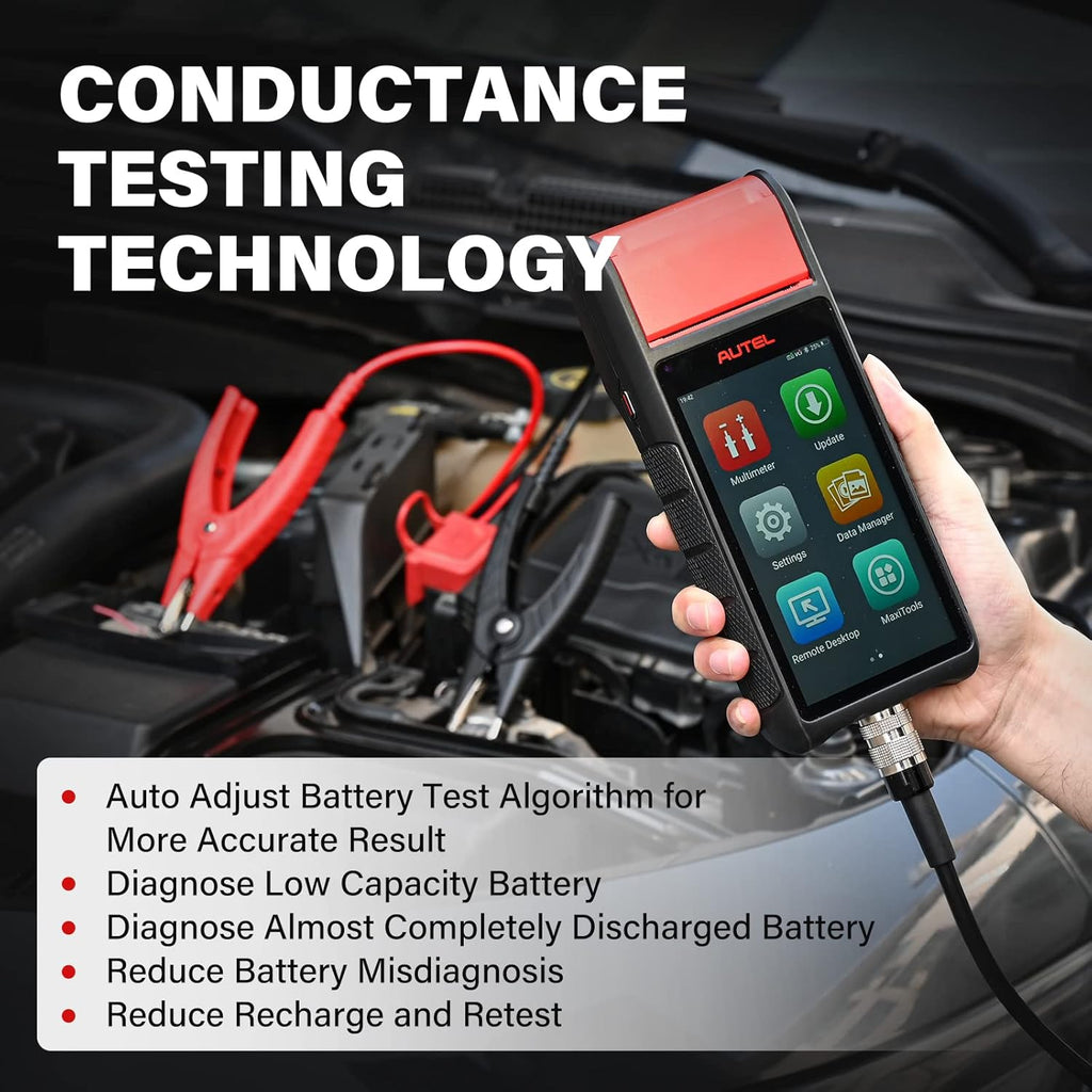 Battery Tester 6V &12V Battery Analysis Tool with Diagnostic Scan Tool OBD2 Scanner O595