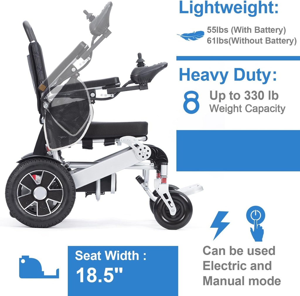 Lightweight Foldable Electric Wheelchair B55326