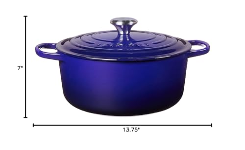 5.5 qt. Enameled Cast Iron Round Dutch Oven I8426