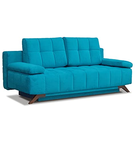 Queen Size Velvet Sleeper Sofa E90455