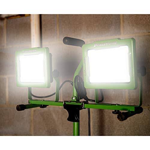 12,000 Lumen Dual-Head LED Work Light with Tripod D14521
