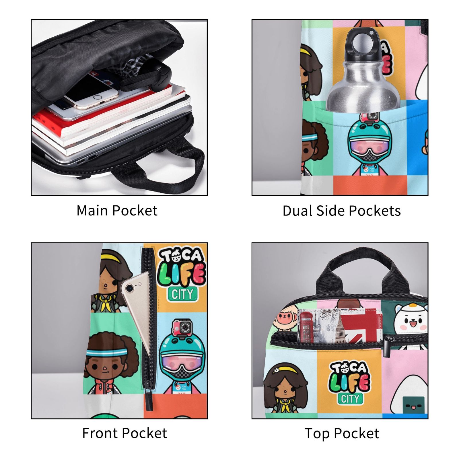 Lightweight Unisex Backpack T83668