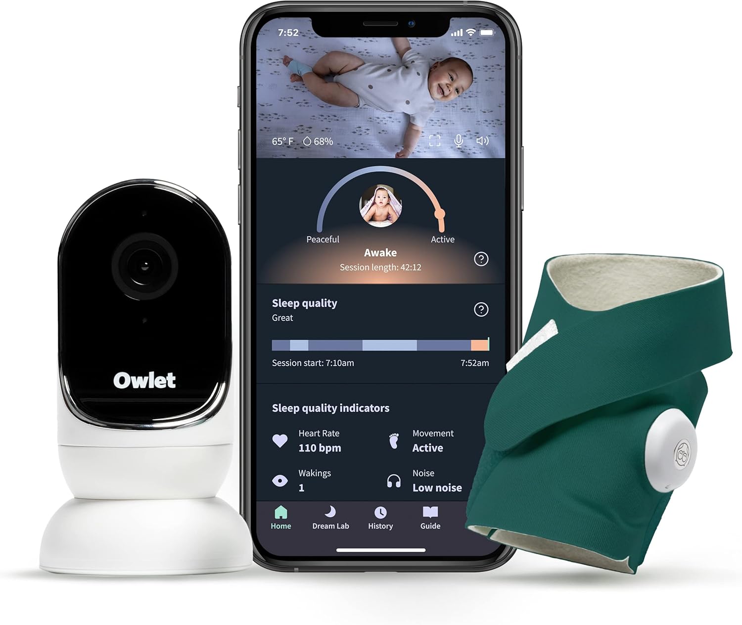 Deep Sea Green Baby Monitor and HD Camera X11796