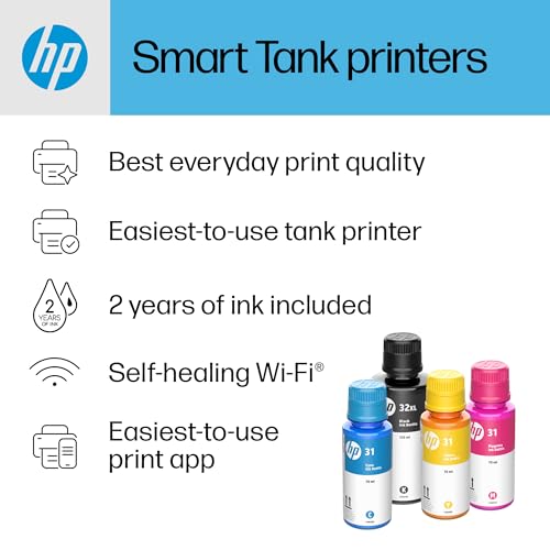 Wireless All-in-One Ink-Tank Printer, white B68855