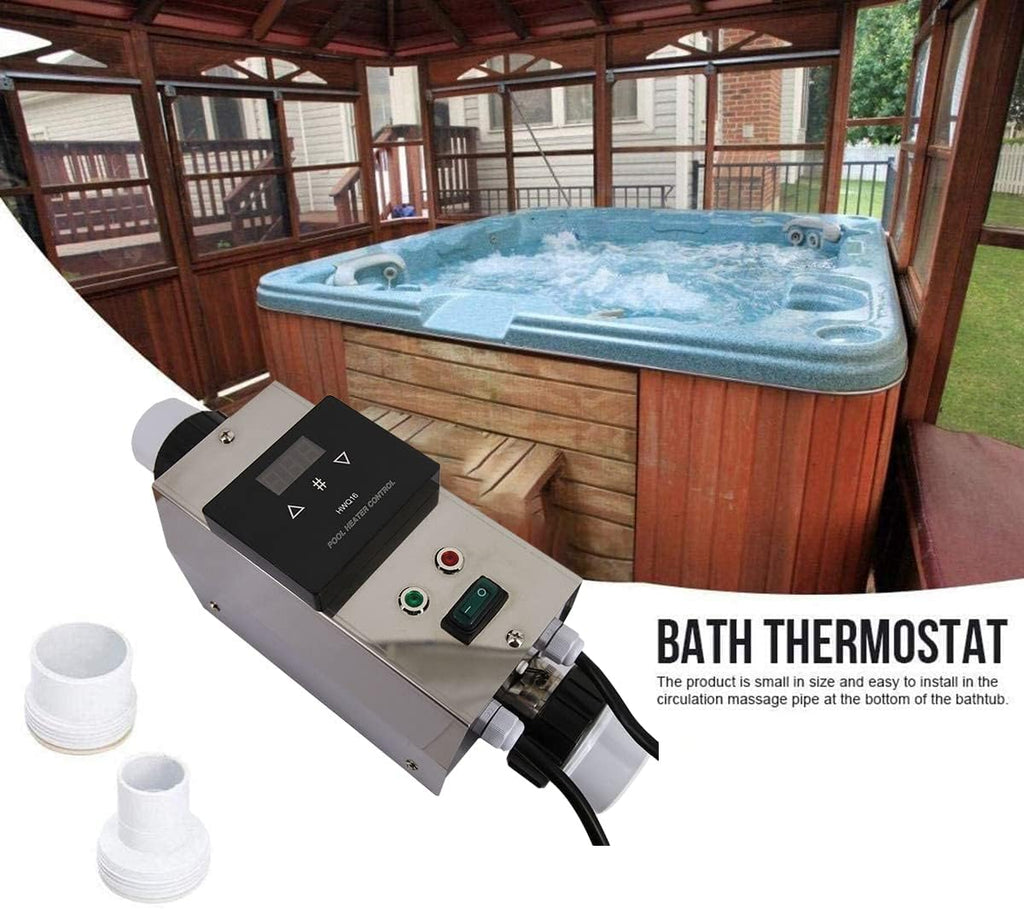 Electric Swimming Pool Heater, 12000BTU/hr, 110V/60Hz T79004