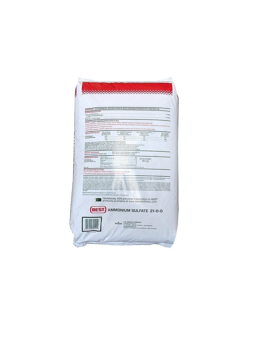 Ammonium Sulfate 21-0-0 Fertilizer 50 Pounds N178131
