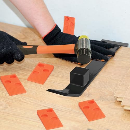 4 in 1 Floor Installation Kit with Tapping Block, Pull Bar, 40pc Spacers, Rubber Mallet Z47288